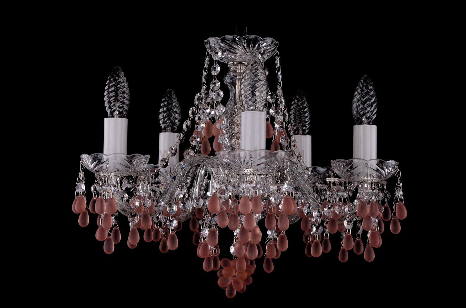 Люстра хрустальная Bohemia Ivele 1410/5/141/Ni/7010