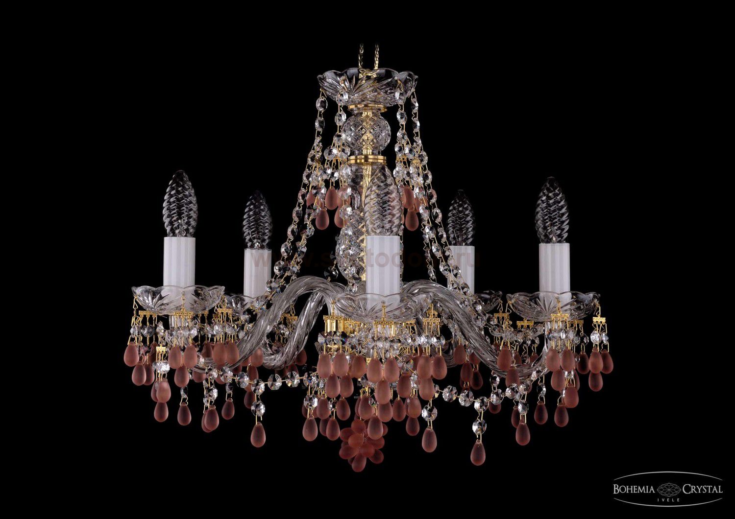 Люстра хрустальная Bohemia Ivele 1410/5/160/G/7010