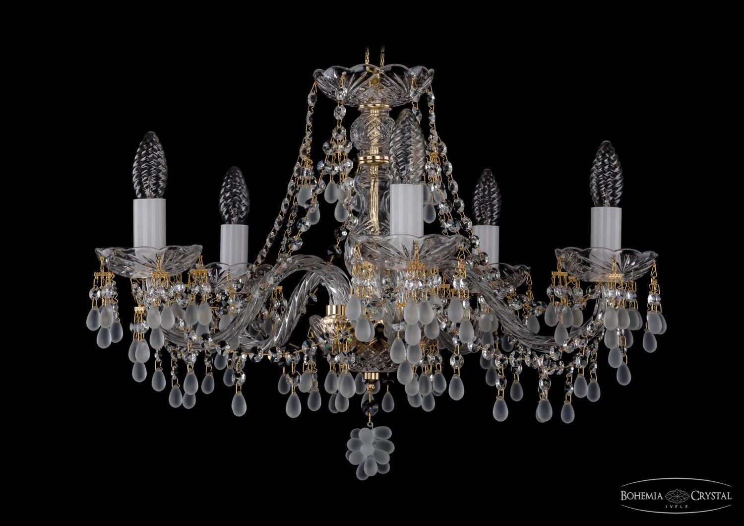 Люстра хрустальная Bohemia Ivele 1410/5/195/G/0300