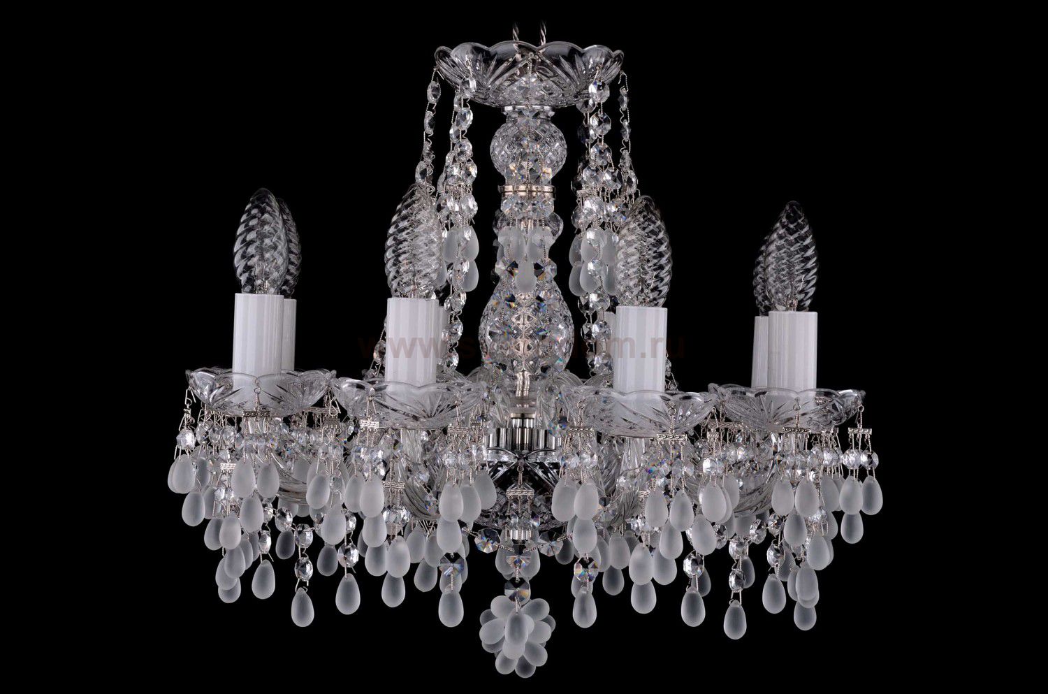 Люстра хрустальная Bohemia Ivele 1410/8/141/Ni/0300