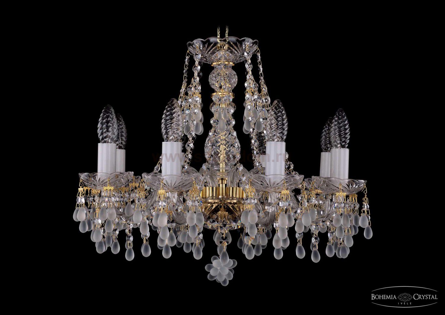 Люстра хрустальная Bohemia Ivele 1410/8/160/G/0300