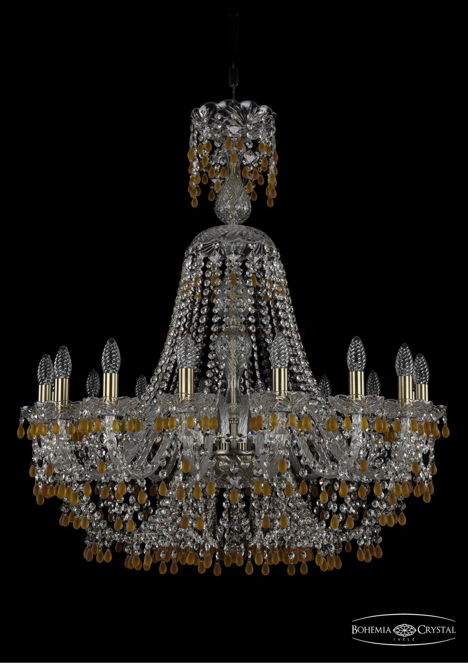 Люстра хрустальная Bohemia Ivele 1410/16/300/XL-95/Pa/V1003
