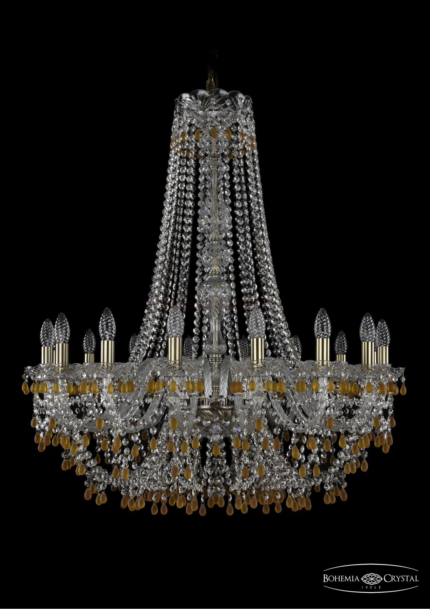 Люстра хрустальная Bohemia Ivele 1410/16/300/h-95/Pa/V1003