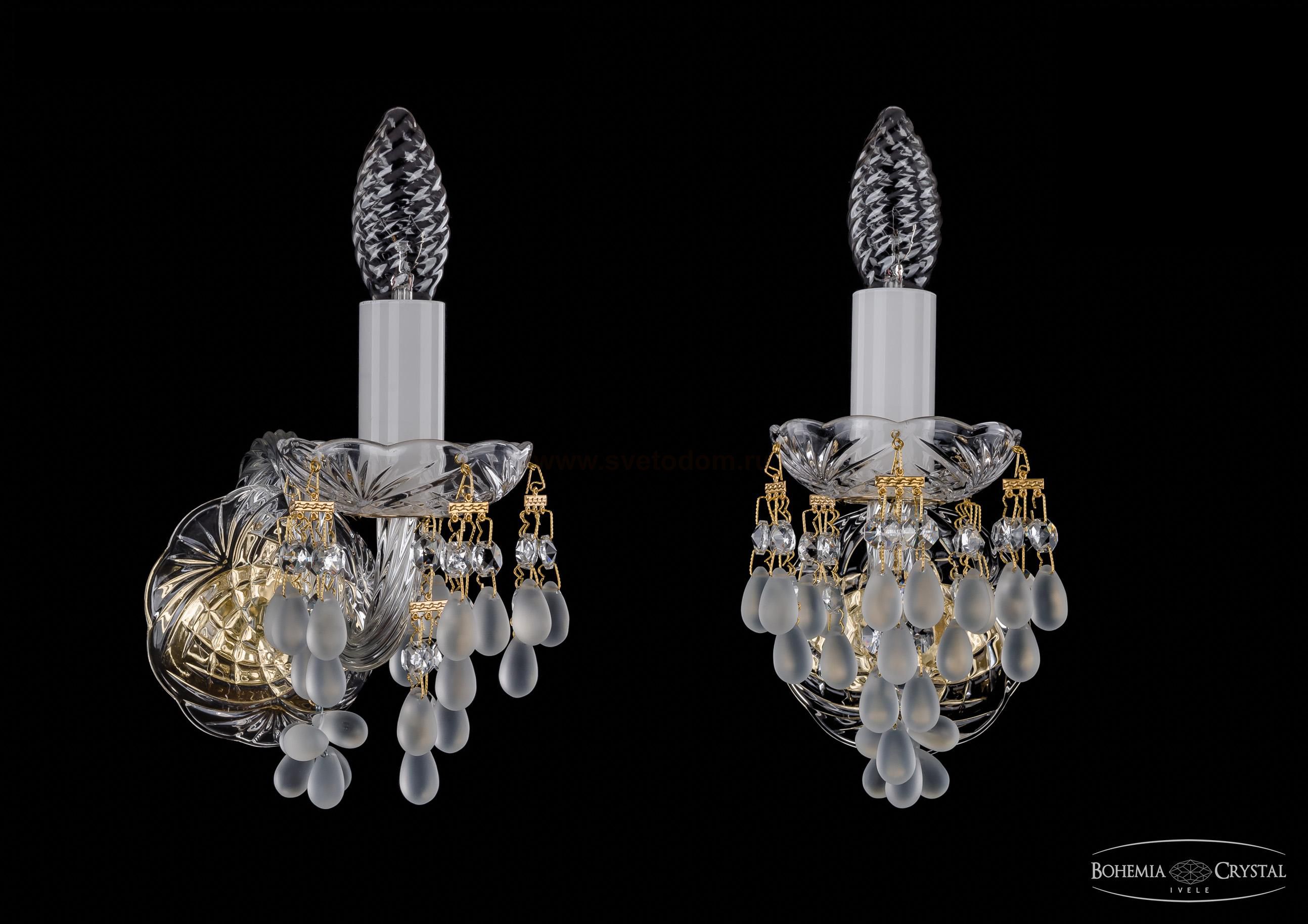 Светильник настенный бра Bohemia Ivele 1410B/1/141/G/V0300