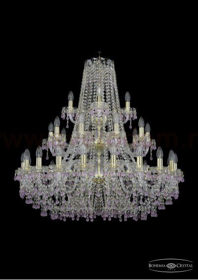 Люстра хрустальная Bohemia Ivele 1410/20+10+5/360/3d/G/V7010