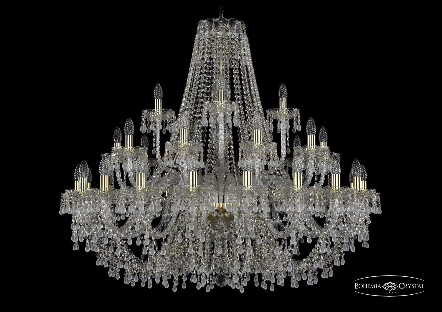 Люстра хрустальная Bohemia Ivele 1410/20+10+5/400/G/V0300