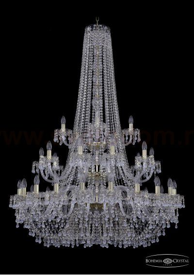 Люстра хрустальная Bohemia Ivele 1410/20+10+5/400/h-158/3d/G/V0300