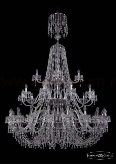 Люстра хрустальная Bohemia Ivele 1410/20+10+5/530/XL-200/3d/Ni/V0300