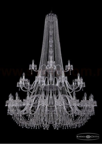 Люстра хрустальная Bohemia Ivele 1410/20+10+5/530/h-200/3d/Ni/V0300