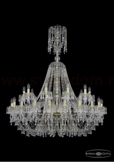 Люстра хрустальная Bohemia Ivele 1410/20+10/400/XL-130/G/V0300