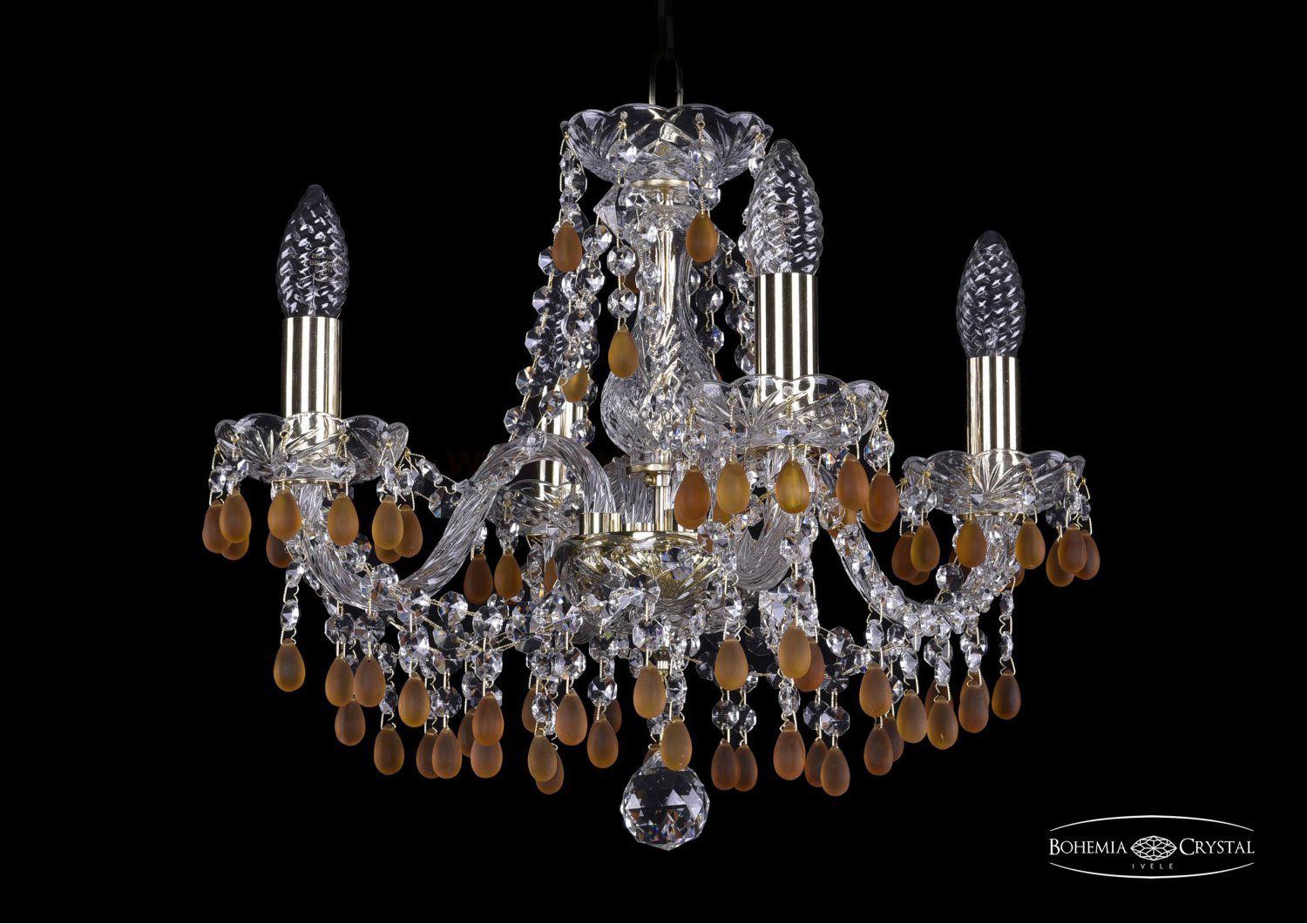 Люстра хрустальная Bohemia Ivele 1410/4/141/G/V1003