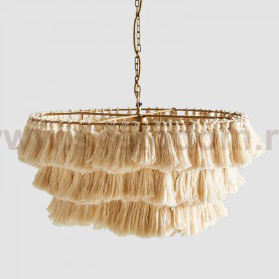 Подвесная люстра TASSEL Бежевый ImperiumLoft 141054-26