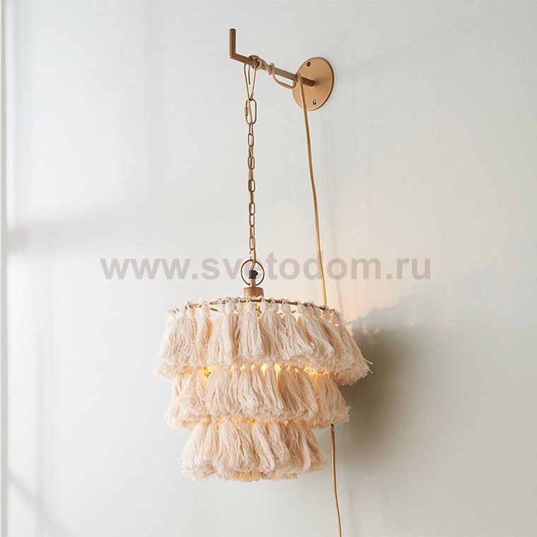 Подвесной светильник TASSEL WALL Бежевый ImperiumLoft 141055-26