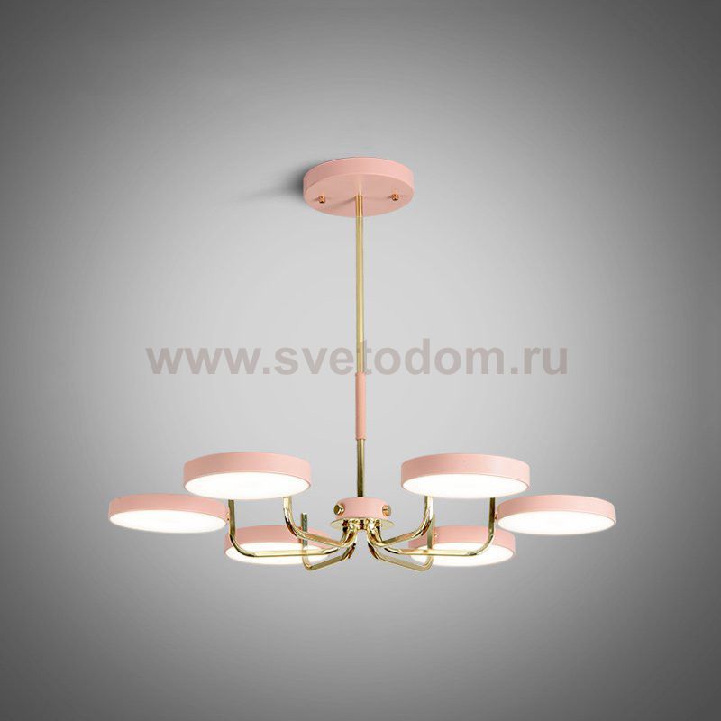 Подвесная люстра TAVIS D78 Pink ImperiumLoft 141056-26