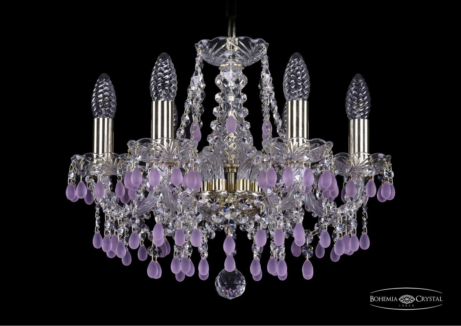 Люстра хрустальная Bohemia Ivele 1410/6/141/G/V7010