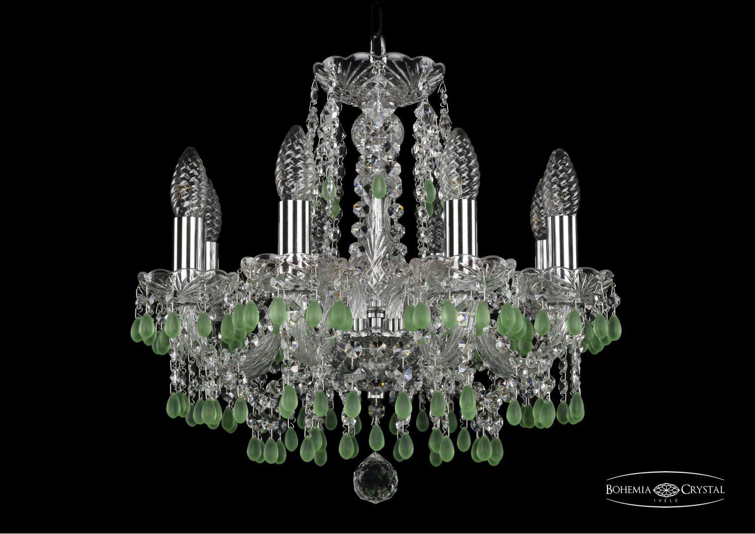 Люстра хрустальная Bohemia Ivele 1410/8/141/Ni/V5001