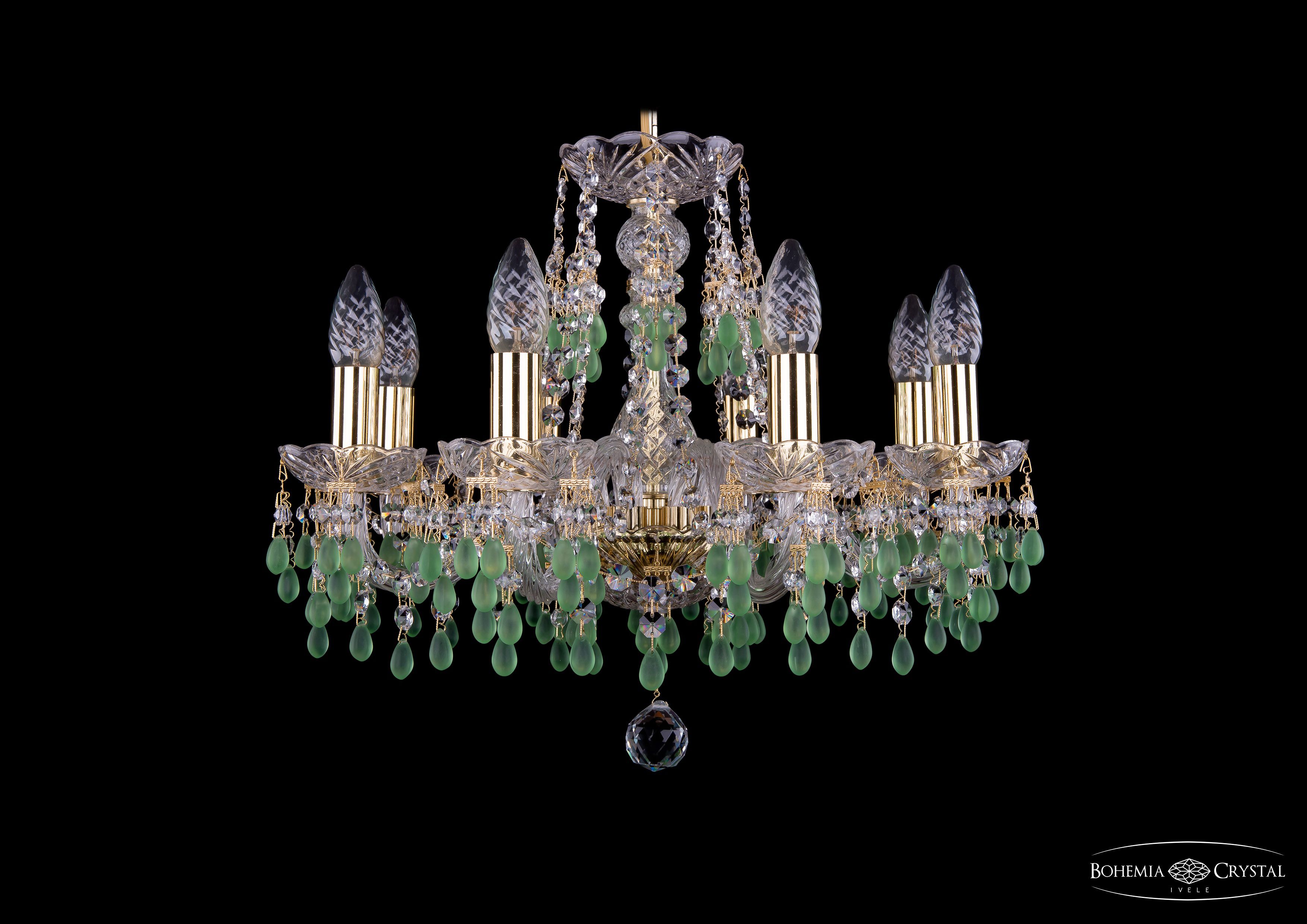 Люстра хрустальная Bohemia Ivele 1410/8/160/G/V5001