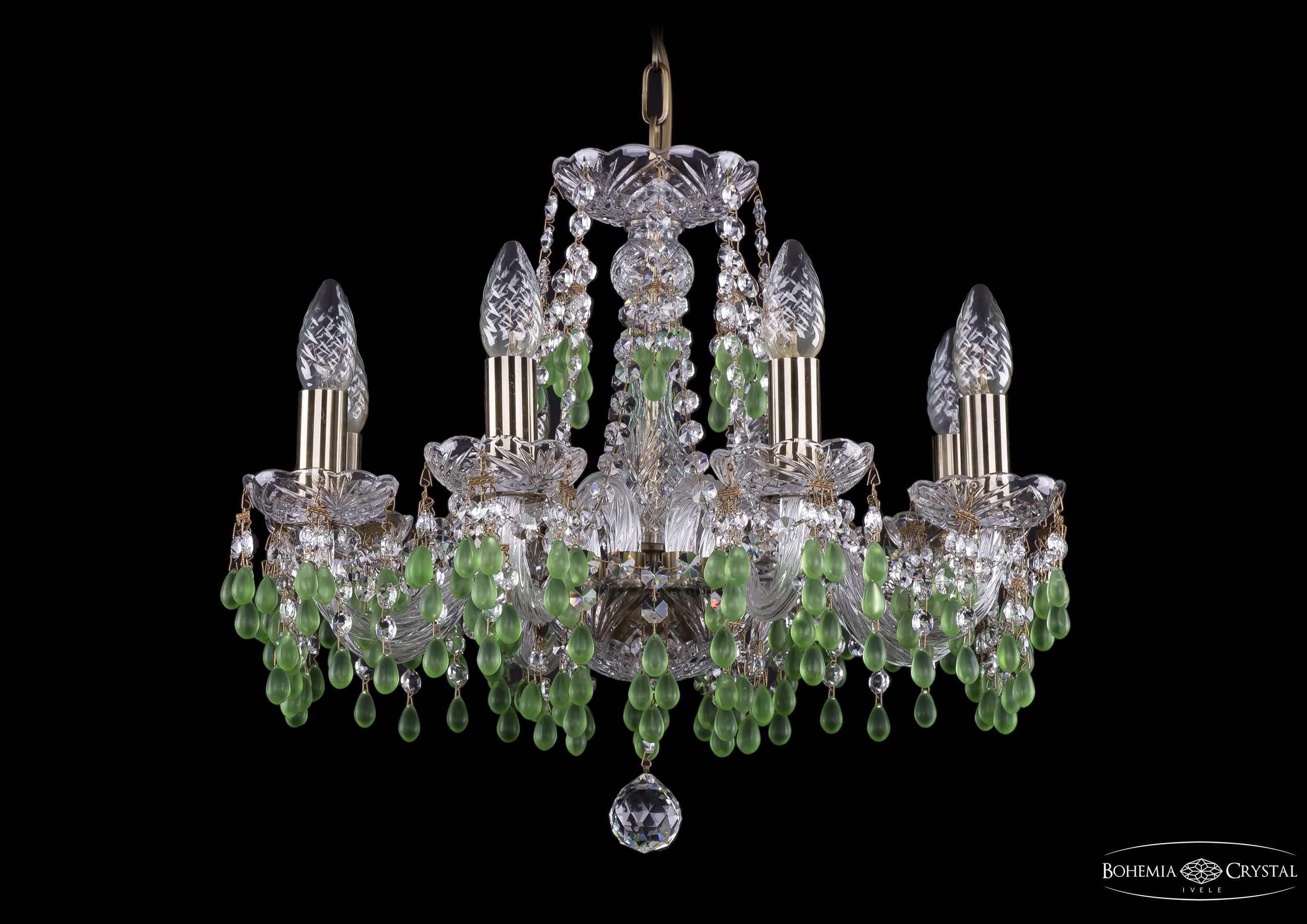 Люстра хрустальная Bohemia Ivele 1410/8/160/Pa/V5001