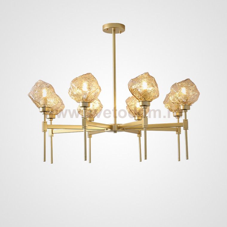 Подвесная люстра TORCH 8 Янтарный ImperiumLoft 141090-26