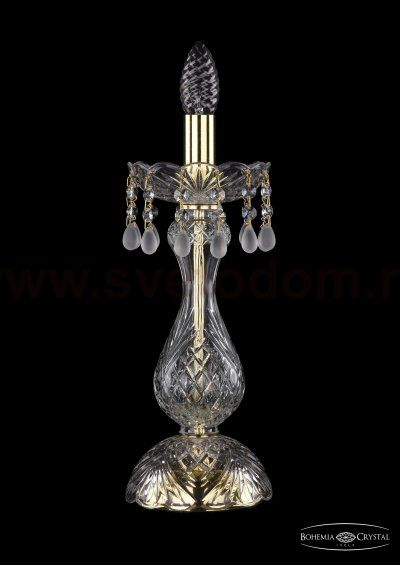 Настольная лампа Bohemia Ivele 1410L/1-35/G/V0300
