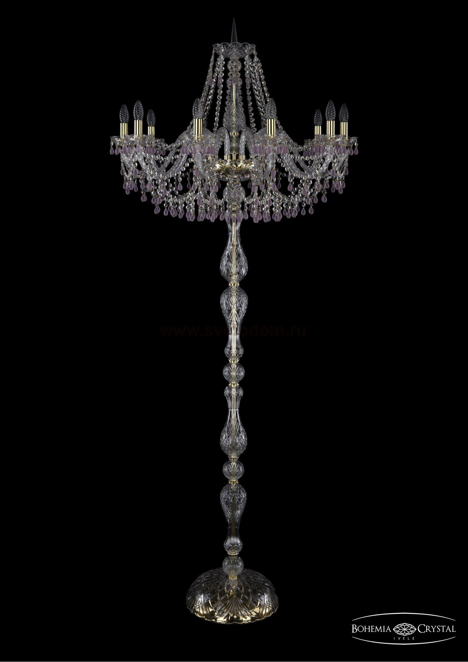 Торшер Bohemia Ivele 1410T1/10/300-210/G/V7010