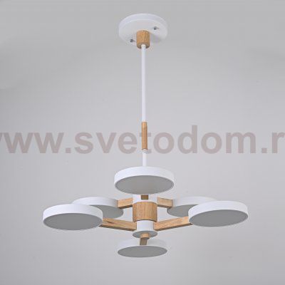 Подвесная люстра TURNA DBL L6 White ImperiumLoft 141109-26