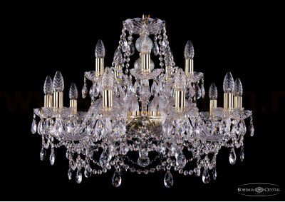 Люстра хрустальная Bohemia Ivele 1411/10+5/240/G