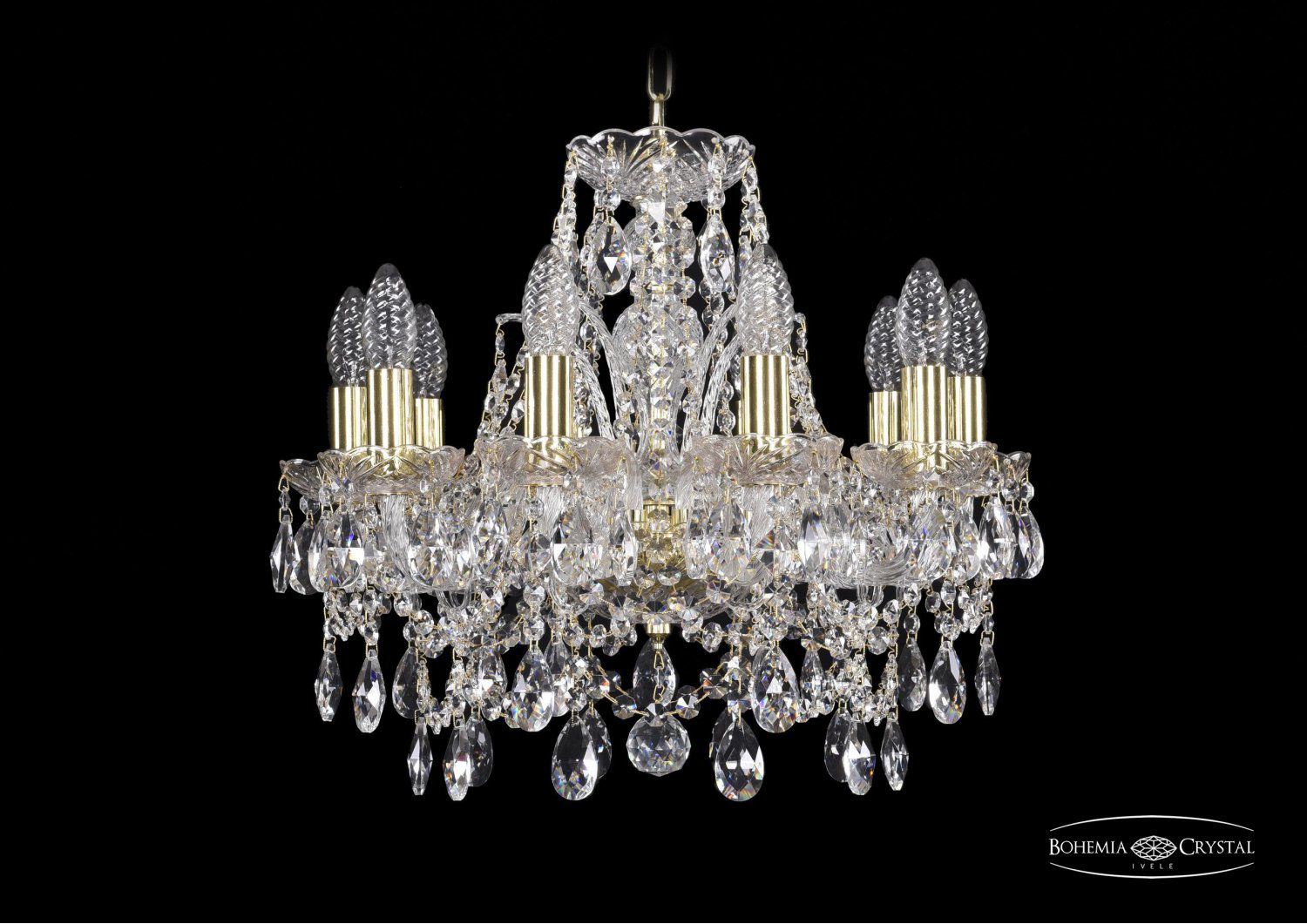 Люстра хрустальная Bohemia Ivele 1411/10/141/G