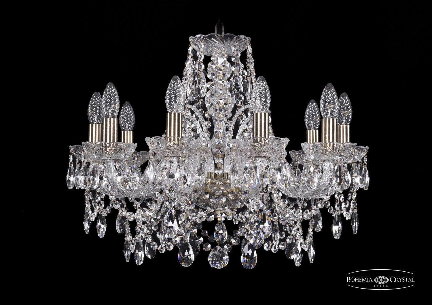Люстра хрустальная Bohemia Ivele 1411/10/195/Pa