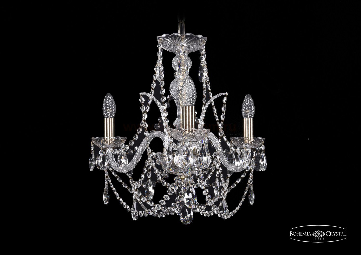 Люстра хрустальная Bohemia Ivele 1411/3/160/Pa