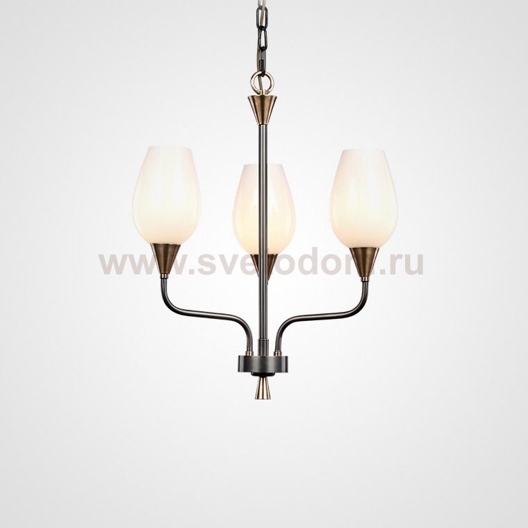 Подвесная люстра VIOLA MILK 3 ImperiumLoft 141135-26