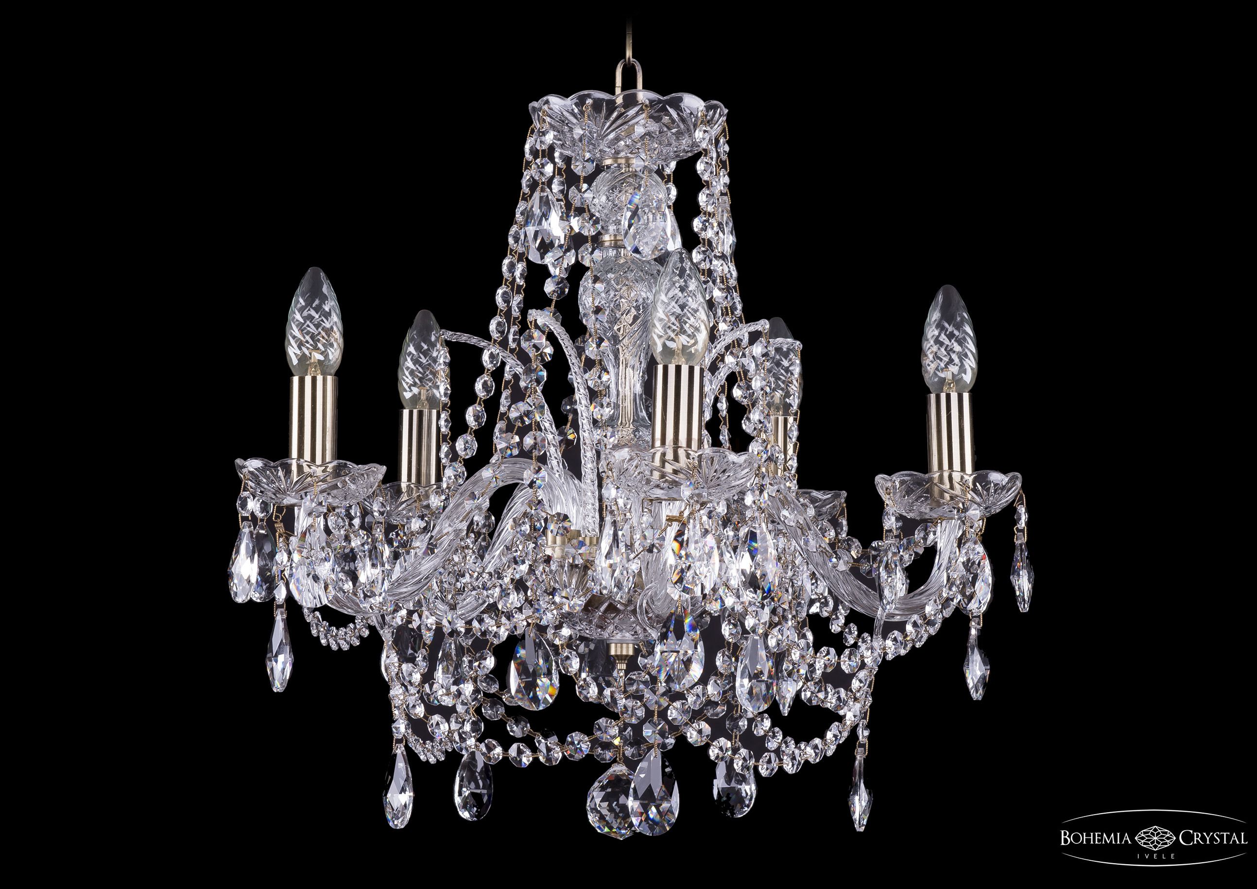 Люстра хрустальная Bohemia Ivele 1411/5/160/Pa
