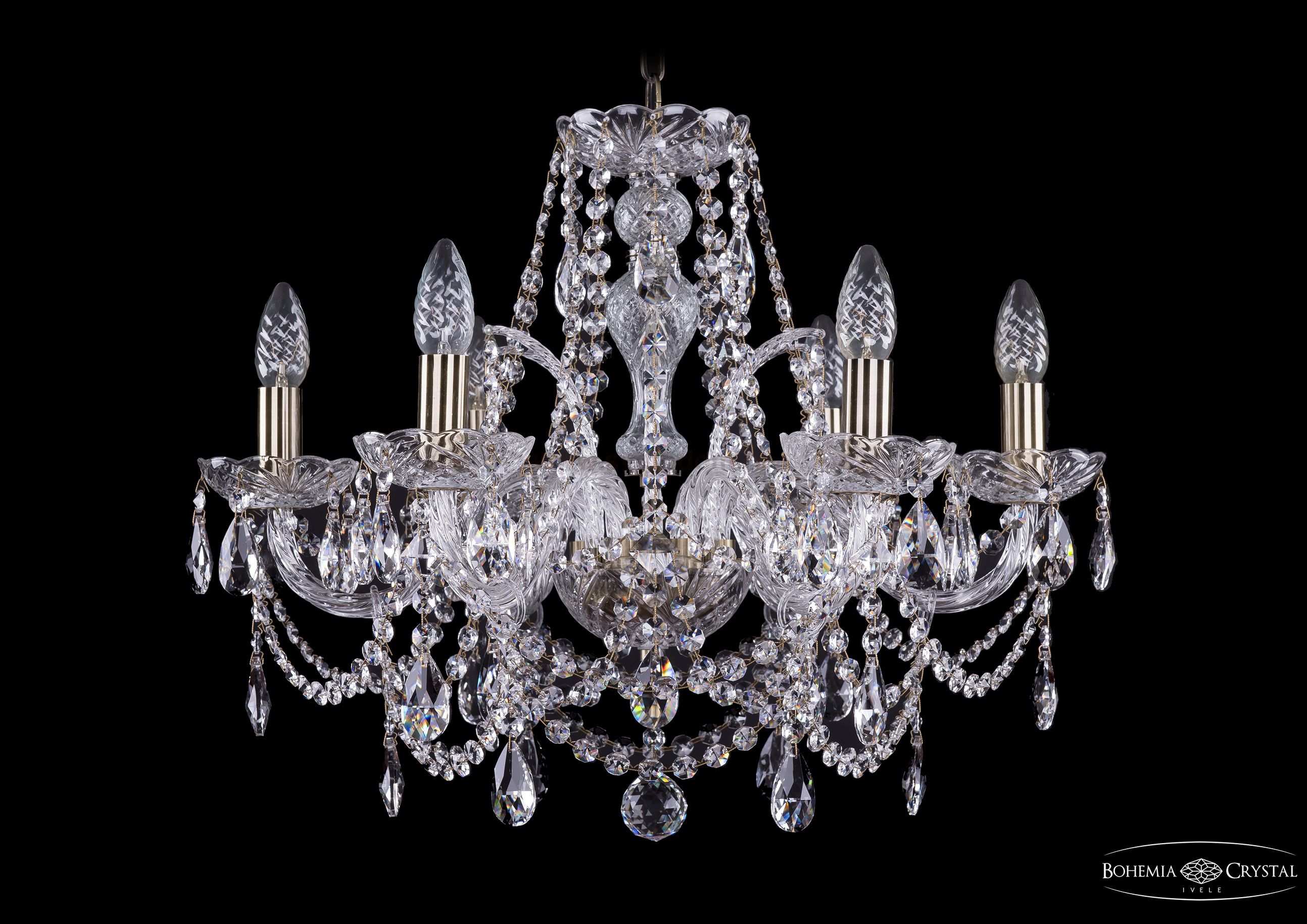 Люстра хрустальная Bohemia Ivele 1411/6/195/Pa