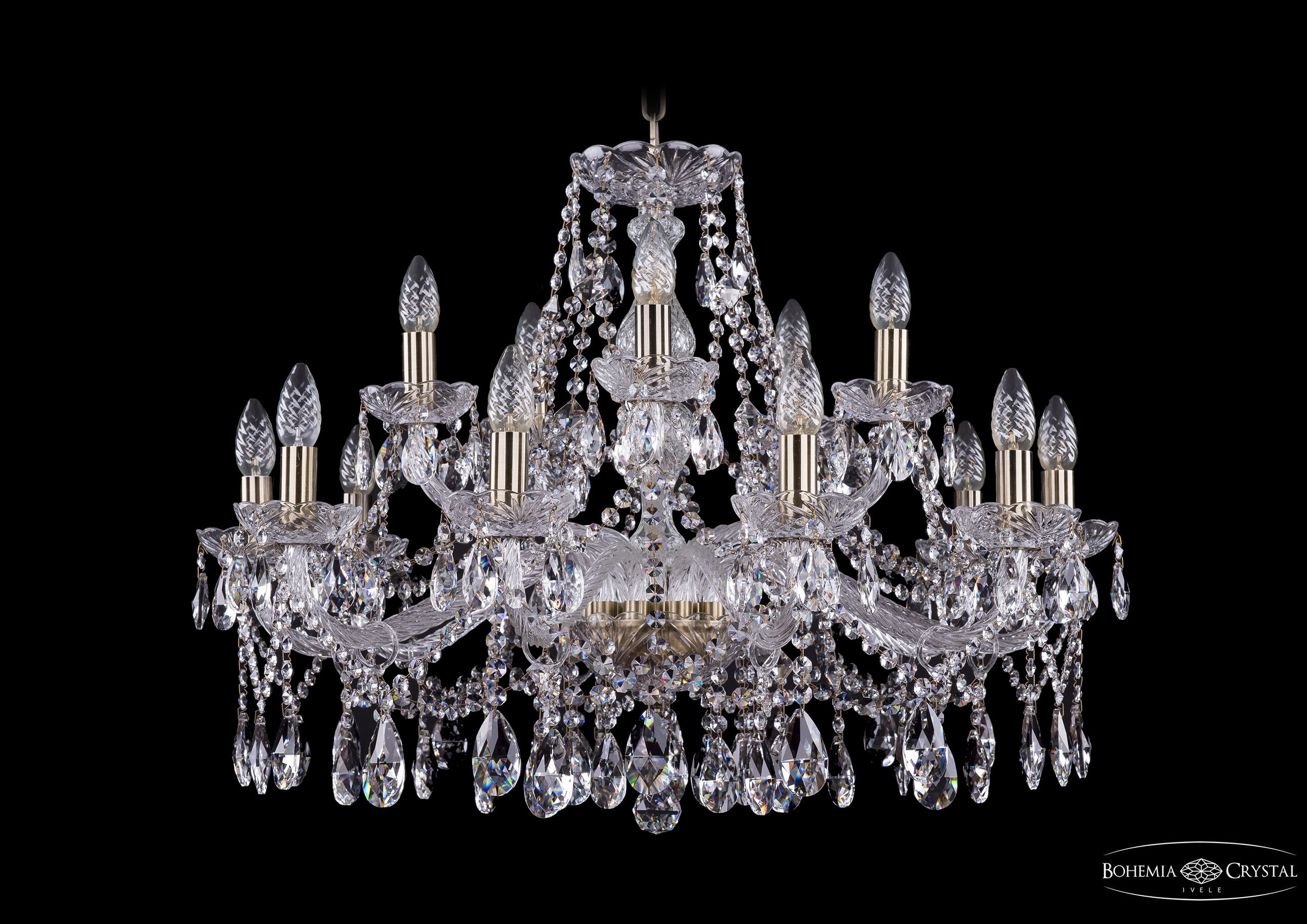 Люстра хрустальная Bohemia Ivele 1413/10+5/300/Pa