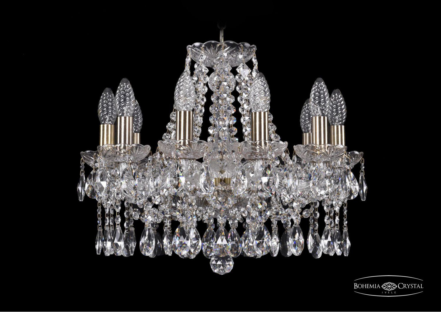 Люстра хрустальная Bohemia Ivele 1413/10/165/Pa