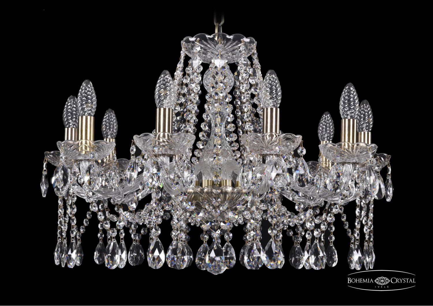 Люстра хрустальная Bohemia Ivele 1413/10/220/Pa