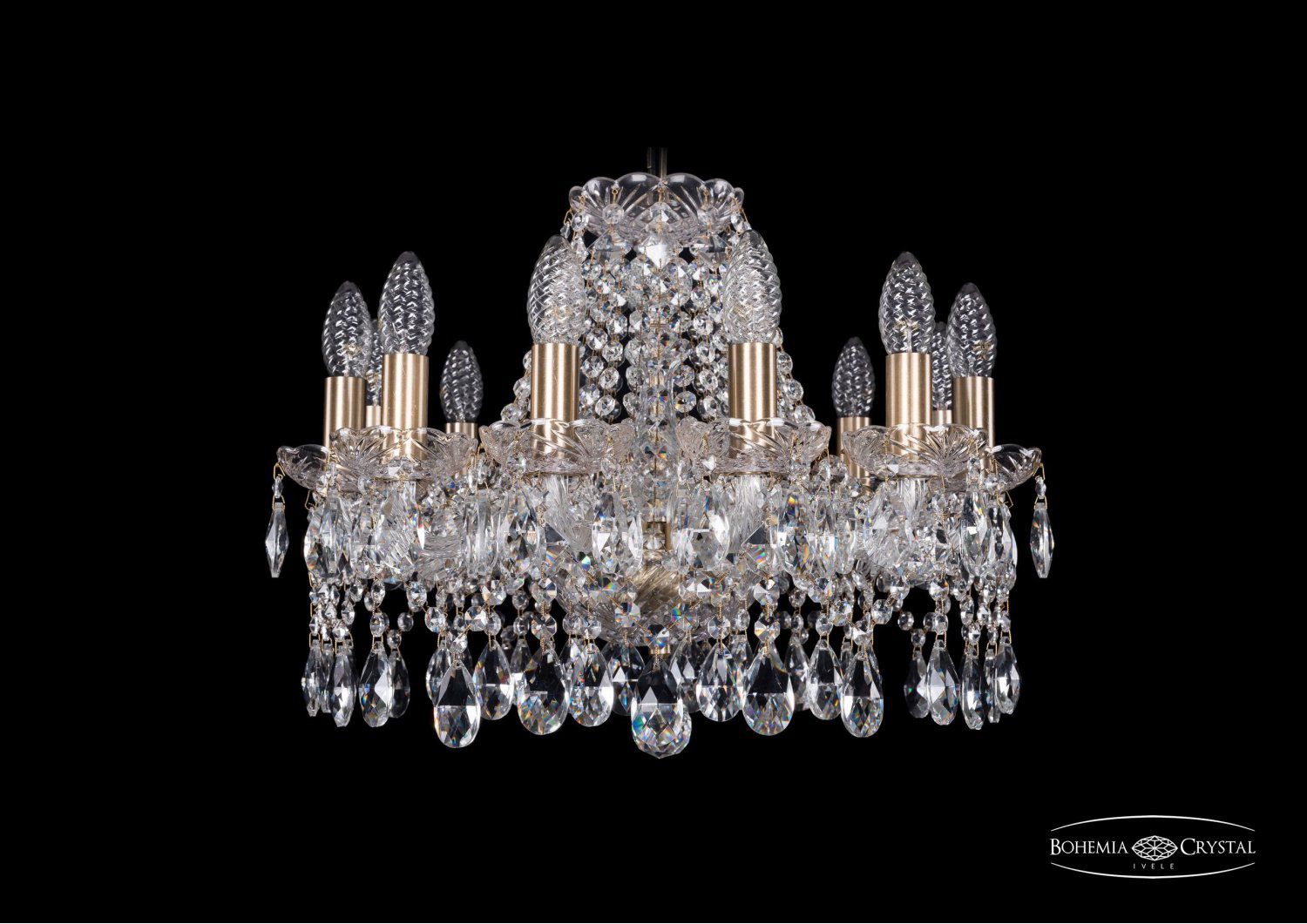 Люстра хрустальная Bohemia Ivele 1413/12/165/Pa