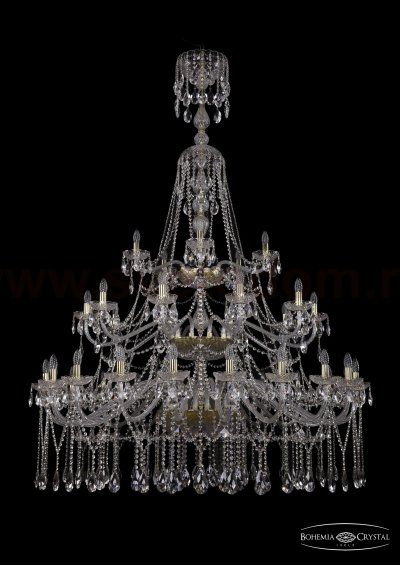 Люстра хрустальная Bohemia Ivele 1413/20+10+5/530/XL-201/3d/G