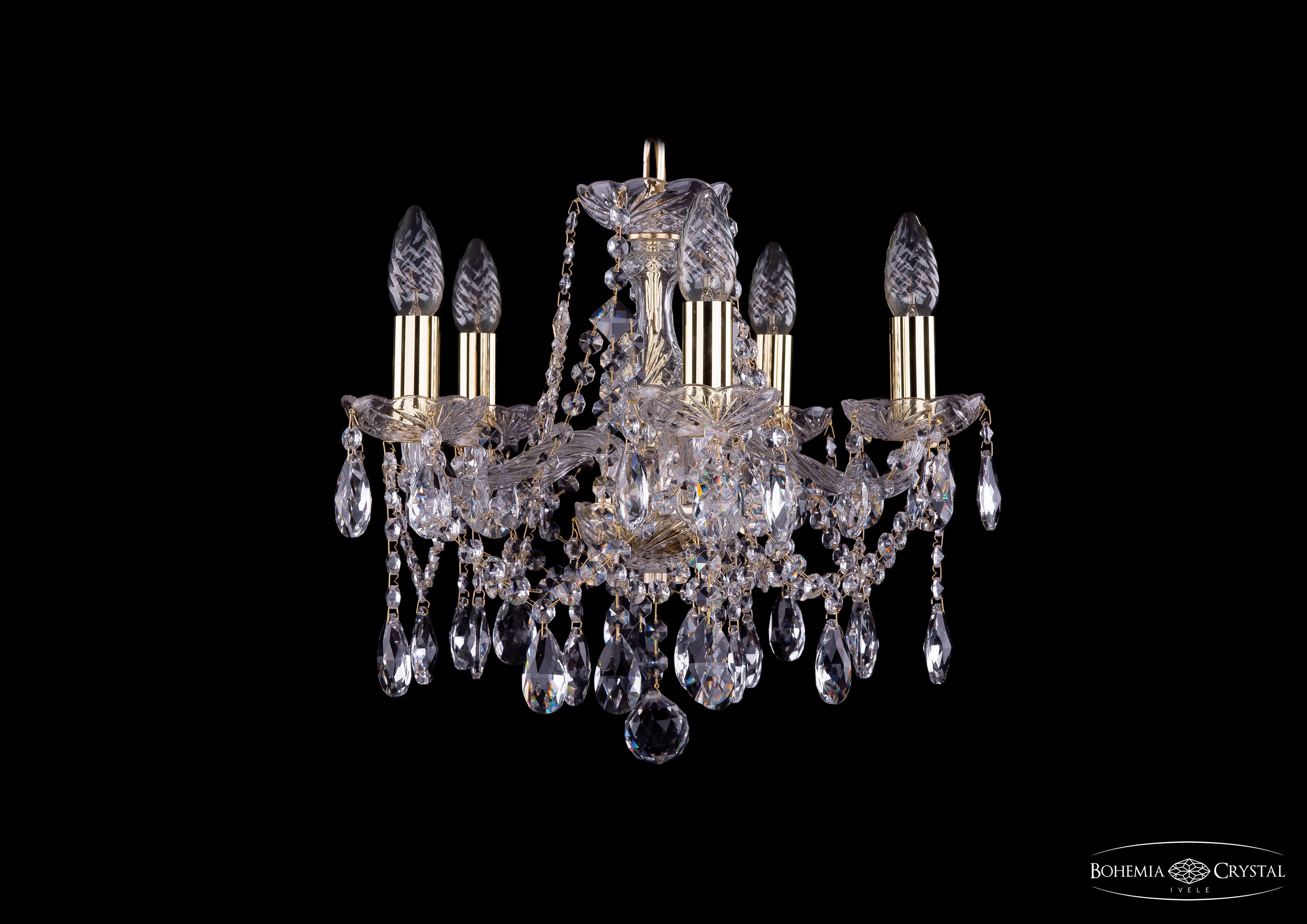 Люстра хрустальная Bohemia Ivele 1413/5/141/G
