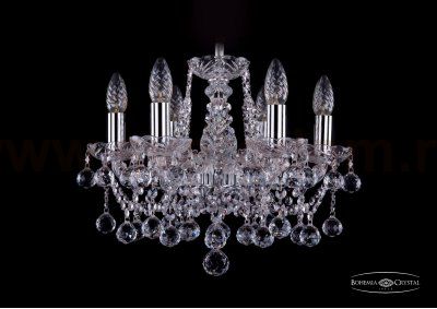 Люстра хрустальная Bohemia Ivele 1413/6/141/Ni/Balls
