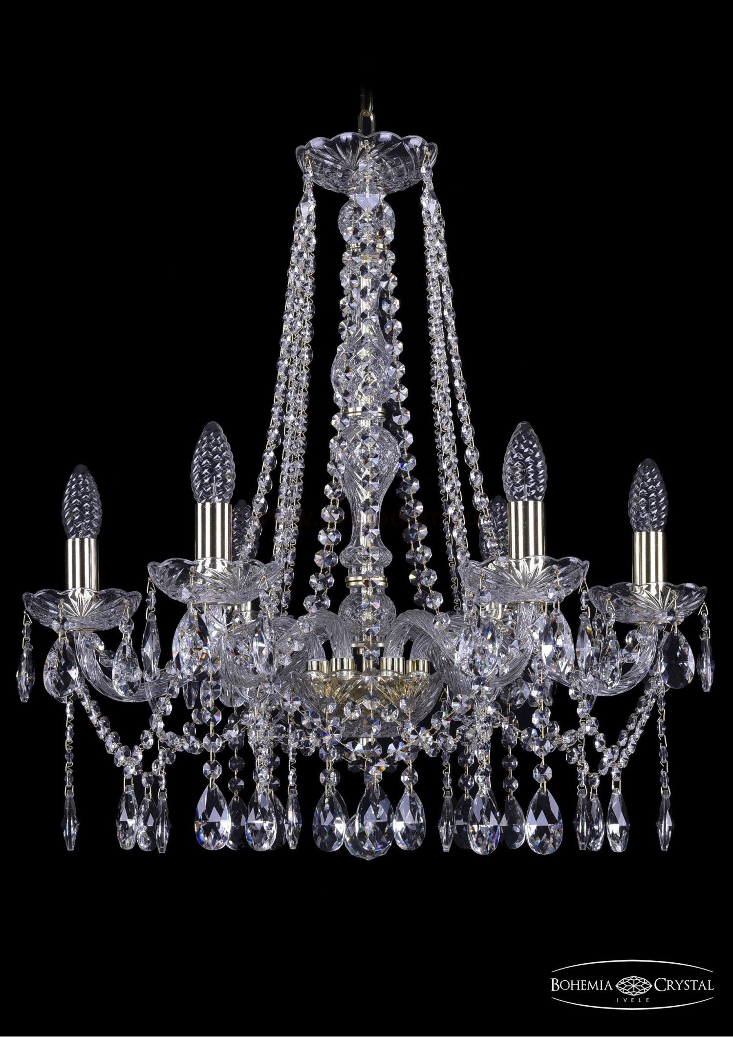 Люстра хрустальная Bohemia Ivele 1413/6/200/h-60/G