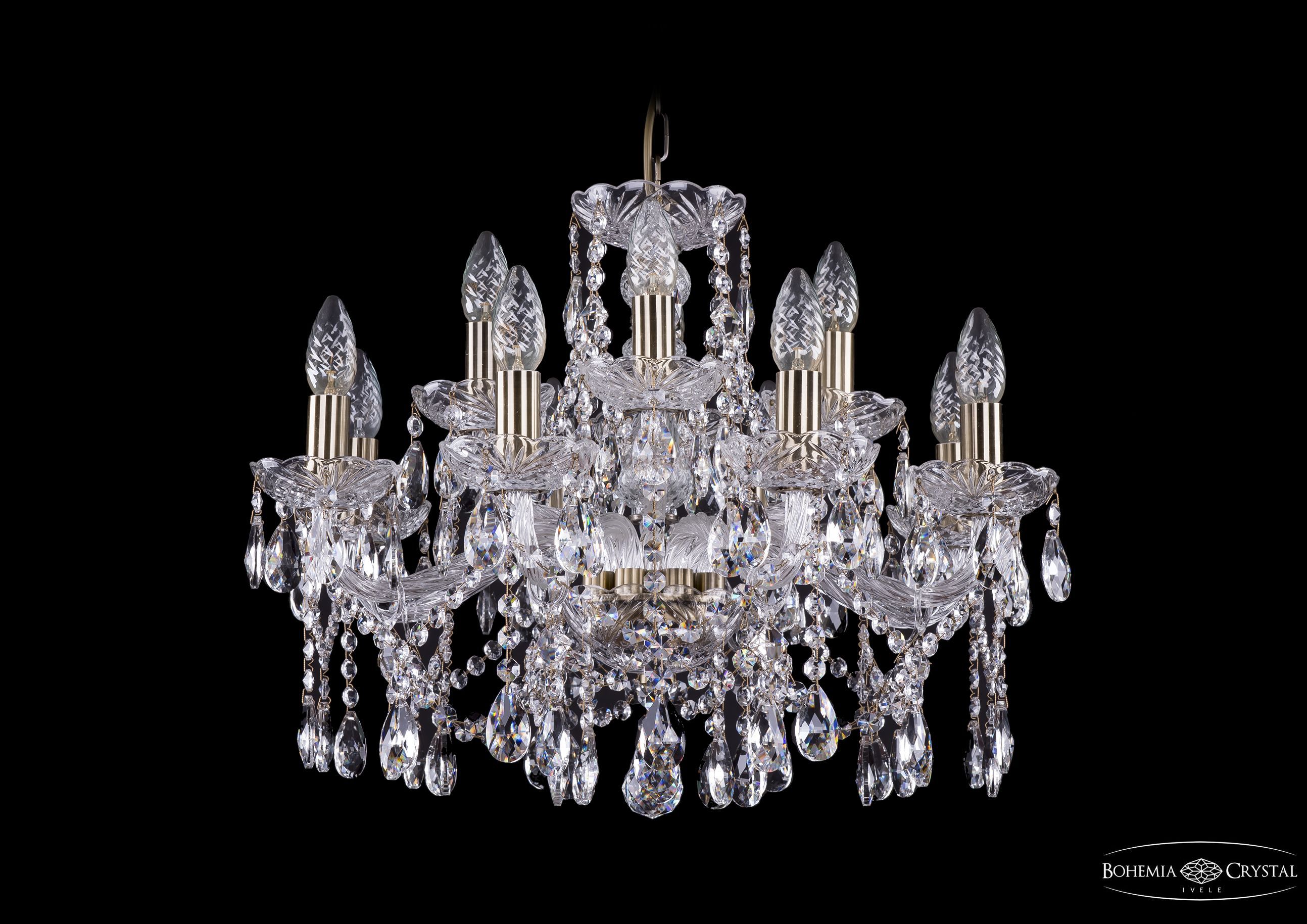 Люстра хрустальная Bohemia Ivele 1413/8+4/200/Pa