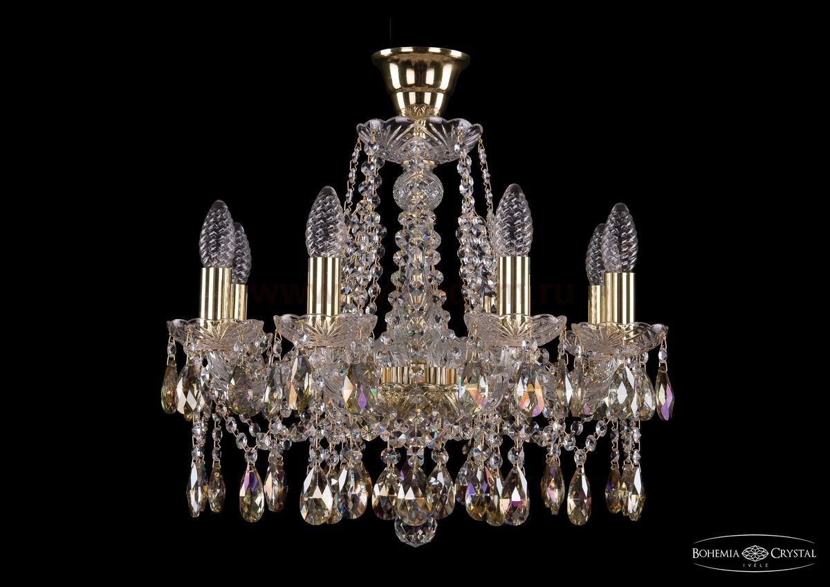Люстра хрустальная Bohemia Ivele 1413/8/165/G/K701