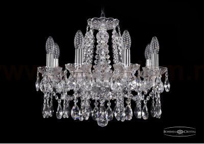 Люстра хрустальная Bohemia Ivele 1413/8/165/Ni