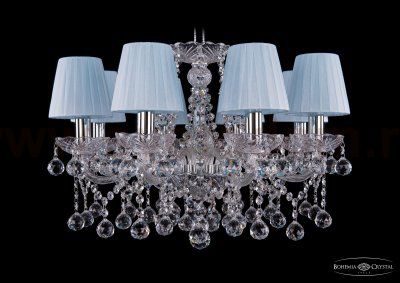 Люстра хрустальная Bohemia Ivele 1413/8/200/Ni/Balls/SH4