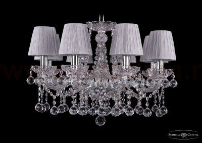 Люстра хрустальная Bohemia Ivele 1413/8/200/Ni/Balls/SH6
