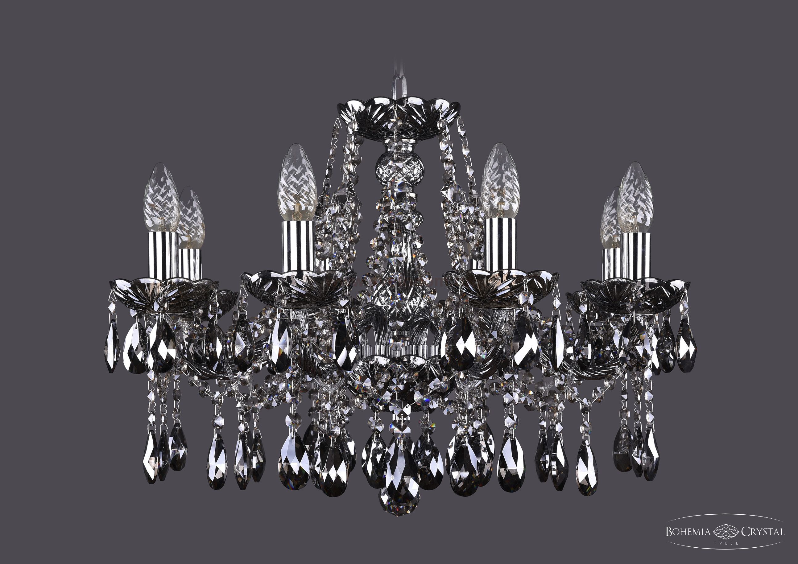 Люстра хрустальная Bohemia Ivele 1413/8/200/Ni/M781
