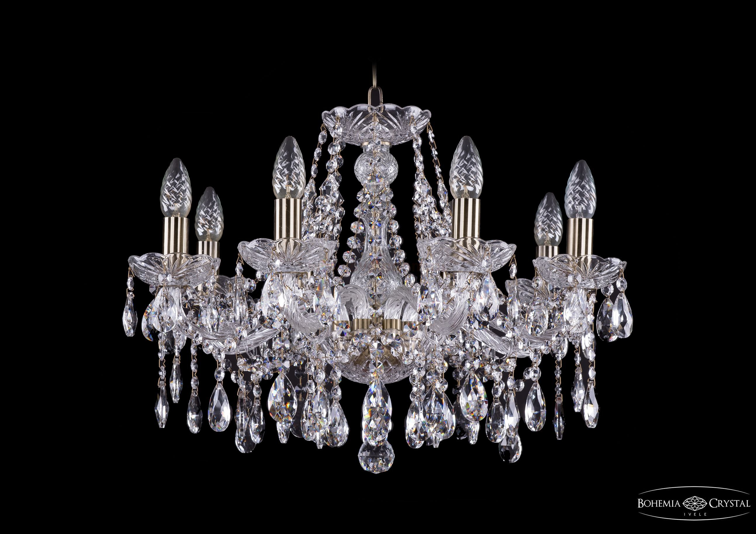 Люстра хрустальная Bohemia Ivele 1413/8/200/Pa