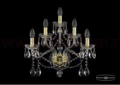 Светильник настенный бра Bohemia Ivele 1413B/2+2+1/200/XL/G