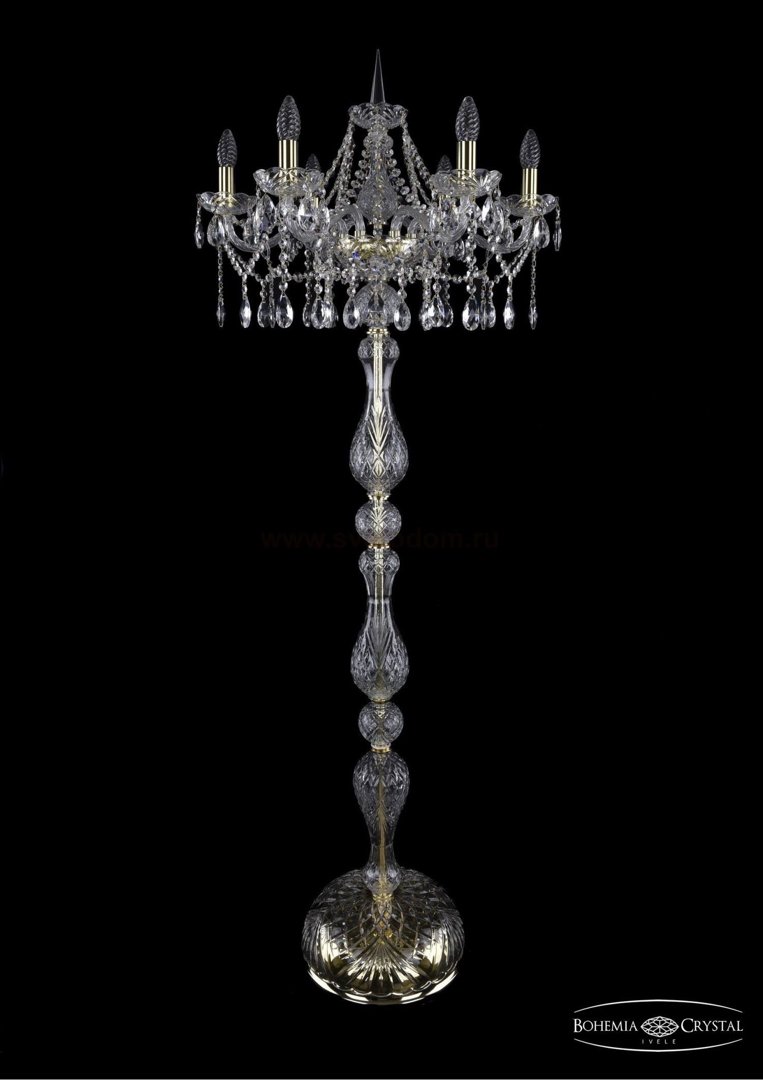 Торшер Bohemia Ivele 1413T1/6/200-160/G